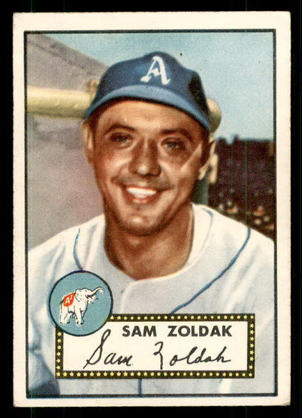 1952 Topps Baseball #231 Sam Zoldak A's VG-EX 559238