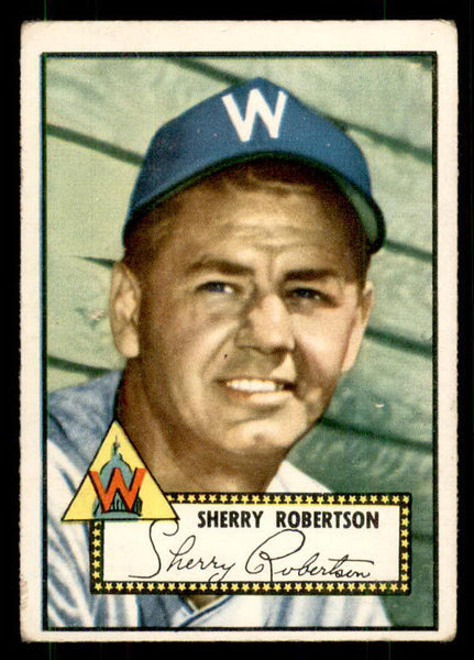 1952 Topps Baseball #245 Sherry Robertson Senators VG-EX 559243