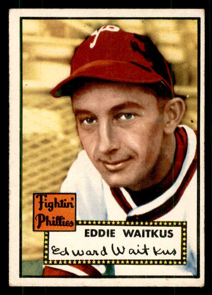 1952 Topps Baseball #158 Eddie Waitkus Phillies VG-EX 559246