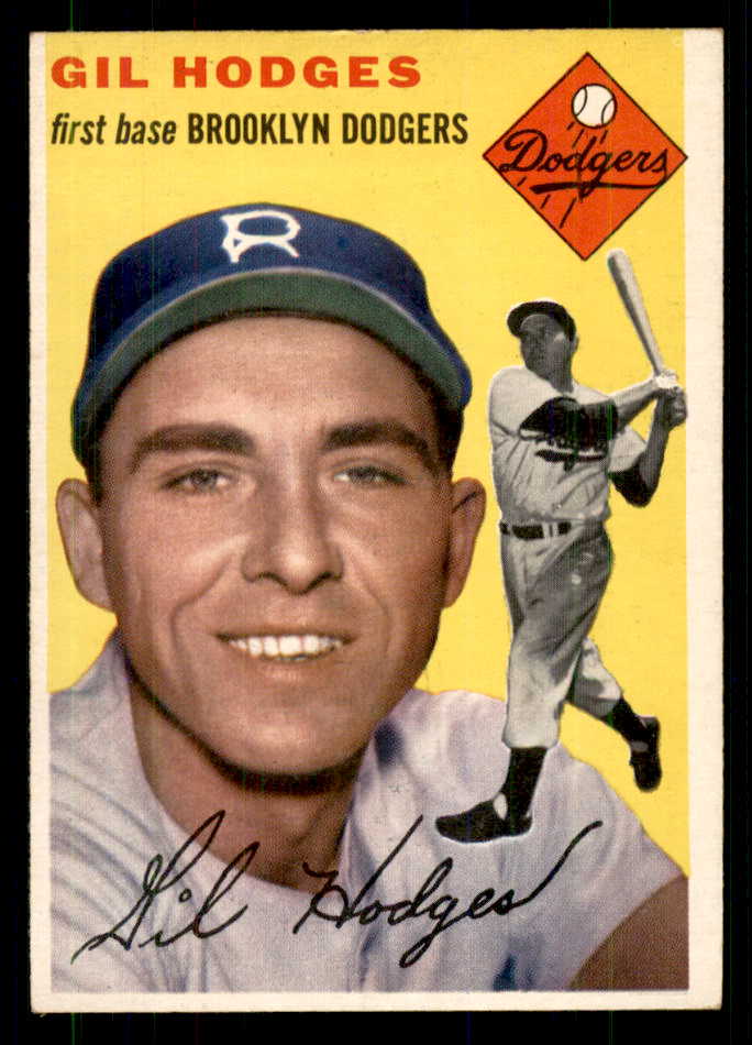1954 Topps Baseball #102 Gil Hodges Dodgers EX-MT 559257