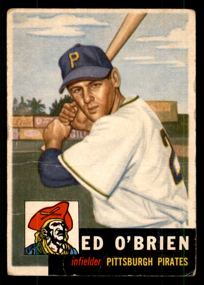 1953 Topps Baseball #249 Ed O'Brien Pirates FR-GD 559308