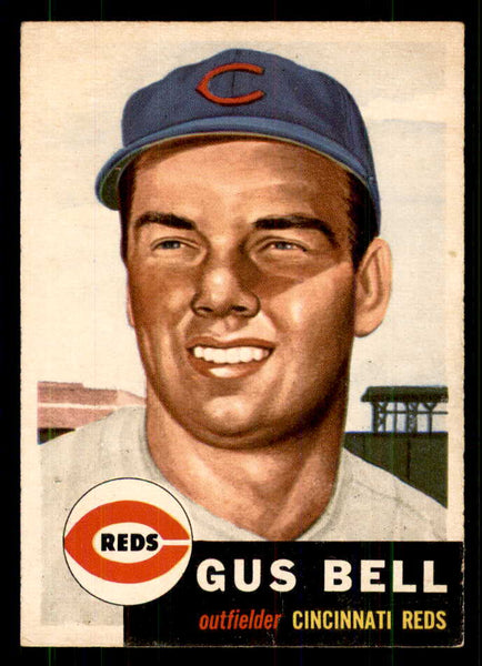 1953 Topps Baseball #118 Gus Bell Reds EX-MT 559329