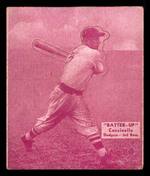 1934-36 Batter Up #079 Tony Cuccinello Dodgers FR-GD trimmed 559344