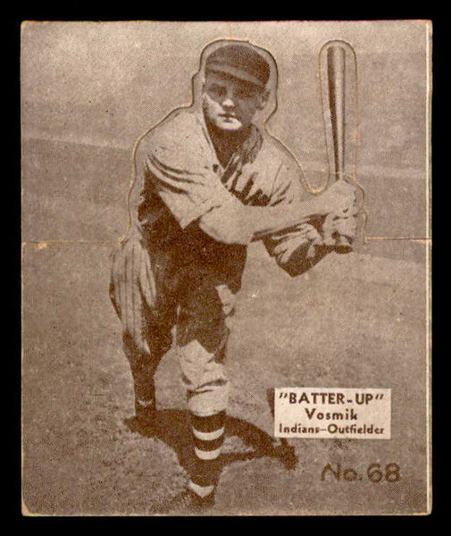 1934-36 Batter Up #068 Joe Vosmik Indians FR-GD trimmed 559345
