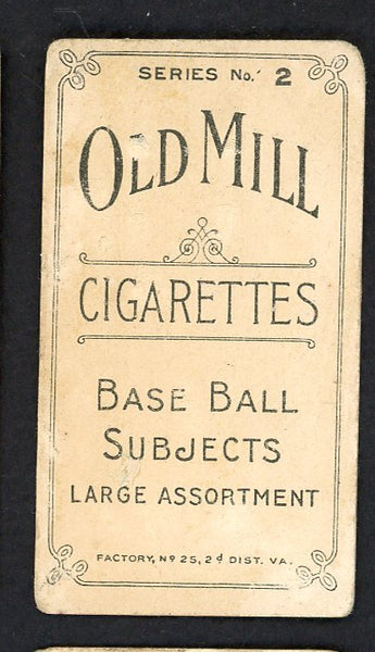 1910 T210-2 Old Mill Harvey Bussey Danville Low Grade 559380
