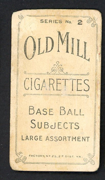 1910 T210-2 Old Mill Curley Brown Richmond Low Grade 559384