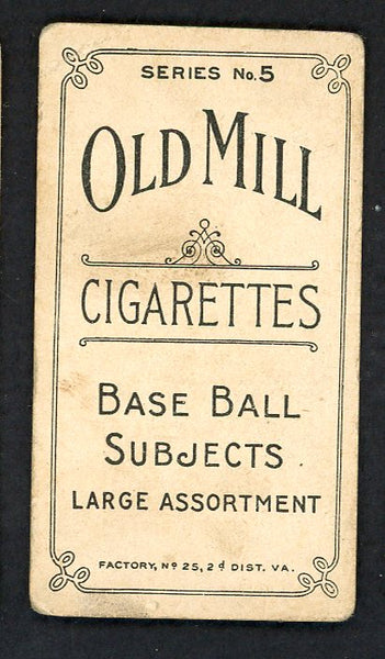 1910 T210-5 Old Mill Bert Gardin Spartanburg Low Grade 559435