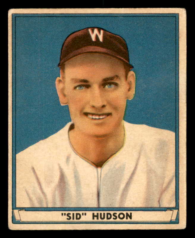 1941 Play Ball #046 Sid Hudson Senators VG-EX 559507