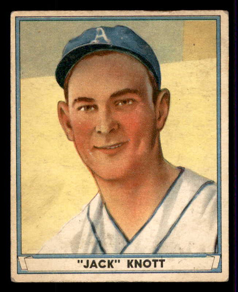 1941 Play Ball #068 Jack Knott A's VG-EX 559525