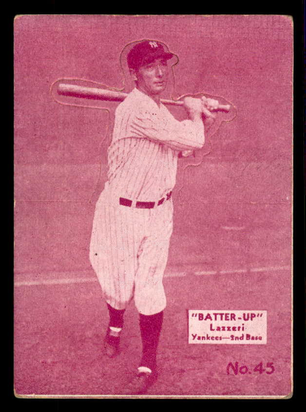 1934-36 Batter Up #045 Tony Lazzeri Yankees VG-EX 559533