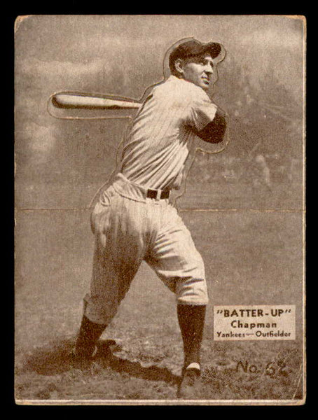1934-36 Batter Up #062 Ben Chapman Yankees GD-VG/VG 559534