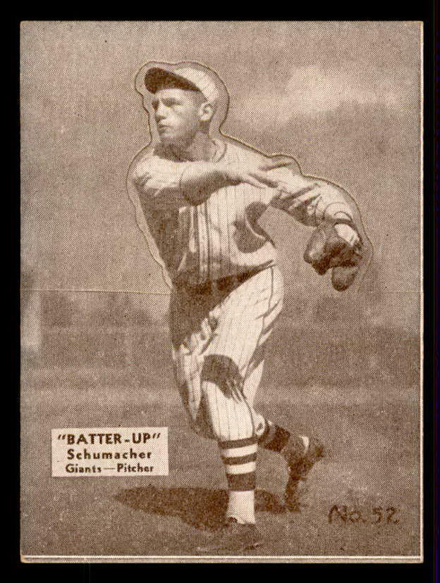 1934-36 Batter Up #052 Hal Schumacher Giants VG-EX/EX 559538