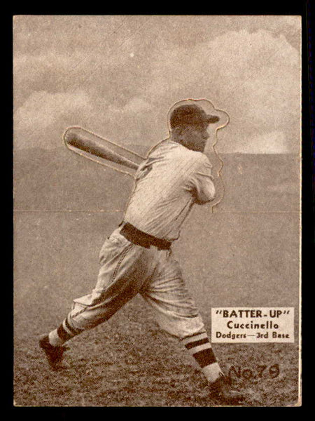 1934-36 Batter Up #079 Tony Cuccinello Dodgers EX 559539