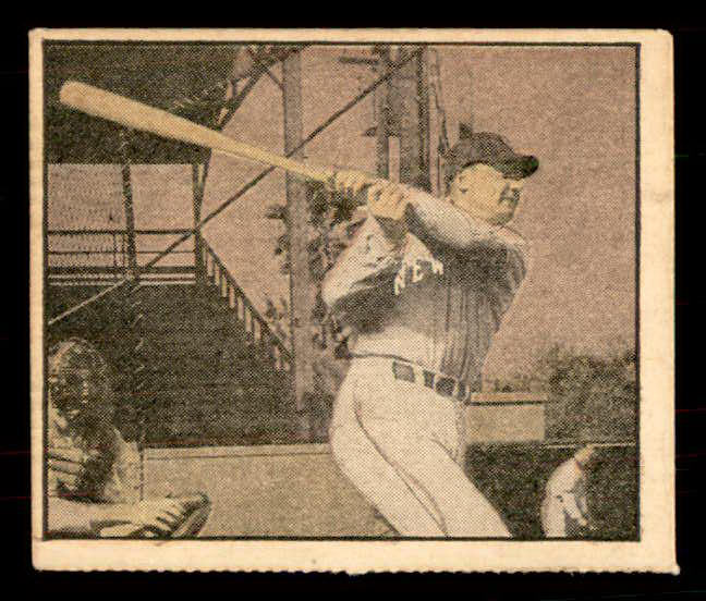 1951 Berk Ross #001-7 Johnny Mize Yankees Good residue back 559637