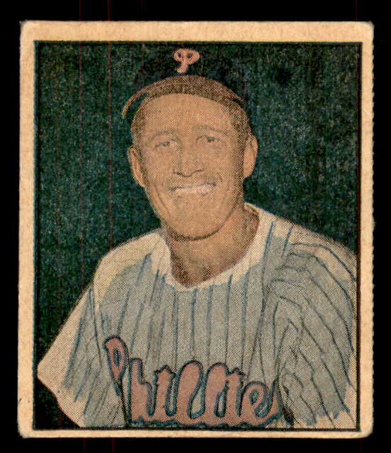 1951 Berk Ross #002-10 Mike Goliat Phillies VG-EX 559660