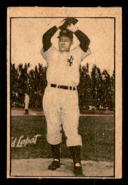 1952 Berk Ross Eddie Lopat Yankees GD-VG 559666