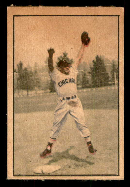 1952 Berk Ross Chico Carrasquel White Sox Good residue back 559667