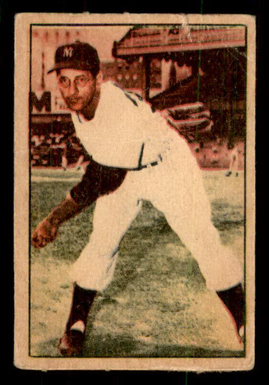 1952 Berk Ross Joe Ostrowski Yankees Good 559668
