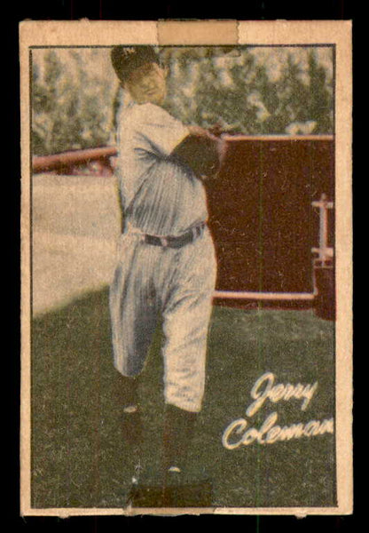 1952 Berk Ross Jerry Coleman Yankees FR-GD 559670