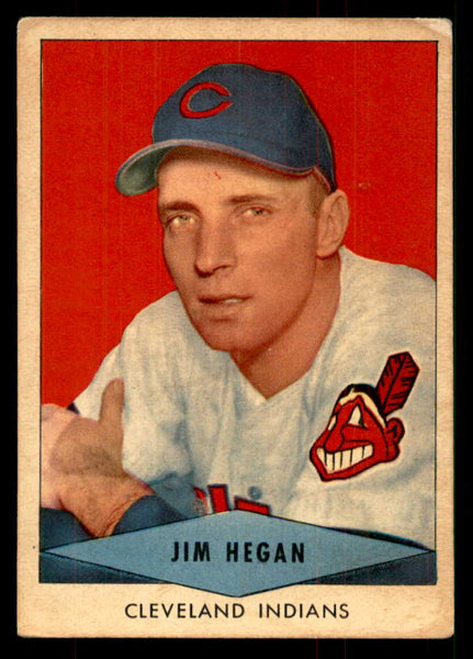 1954 Red Heart Jim Hegan Indians VG 559707
