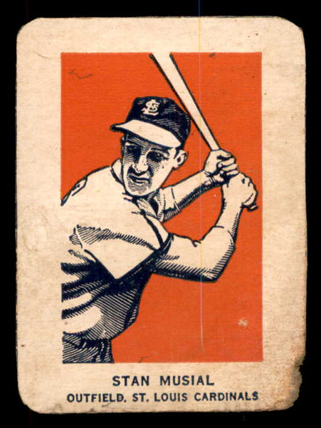 1952 Wheaties Stan Musial Cardinals Good Action 559717
