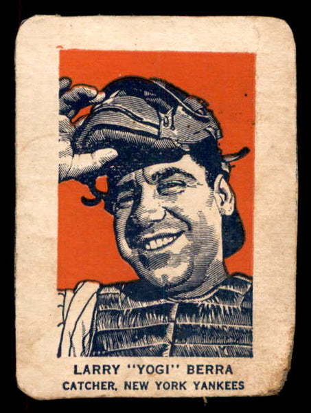 1952 Wheaties Yogi Berra Yankees Good Action 559720