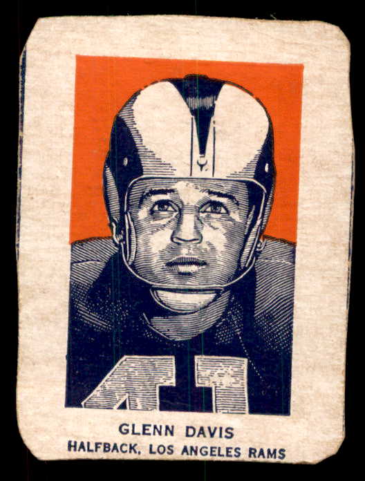 1952 Wheaties Glen Davis Rams VG Portrait 559729