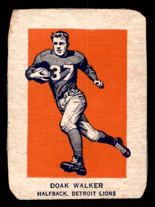 1952 Wheaties Doak Walker Lions VG Action 559730
