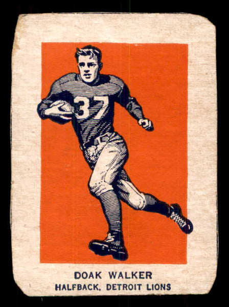 1952 Wheaties Doak Walker Lions VG Action 559730
