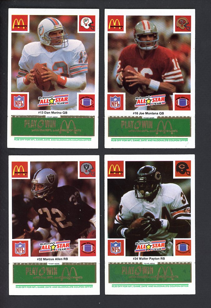 1986 McDonalds All Stars Complete Set Green 559752