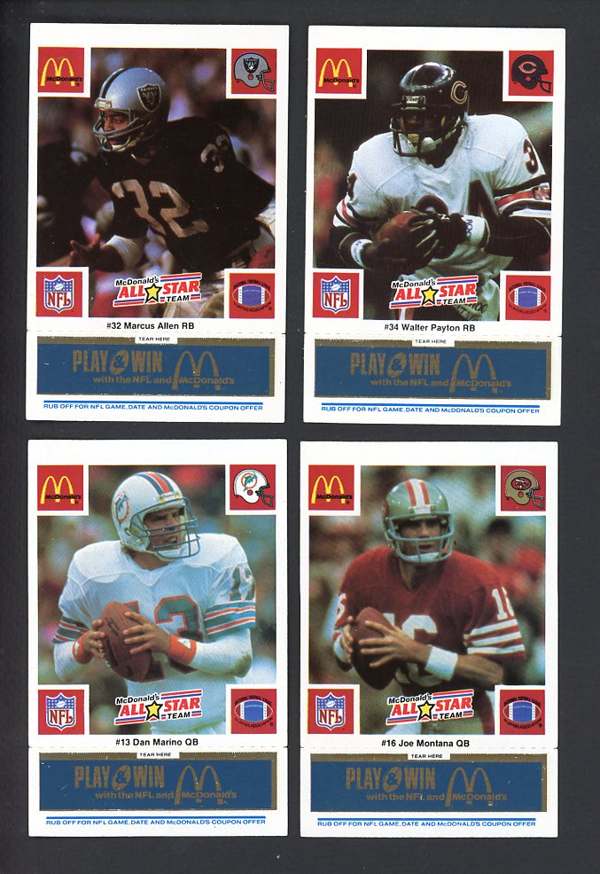 1986 McDonalds All Stars Complete Set Blue 559754