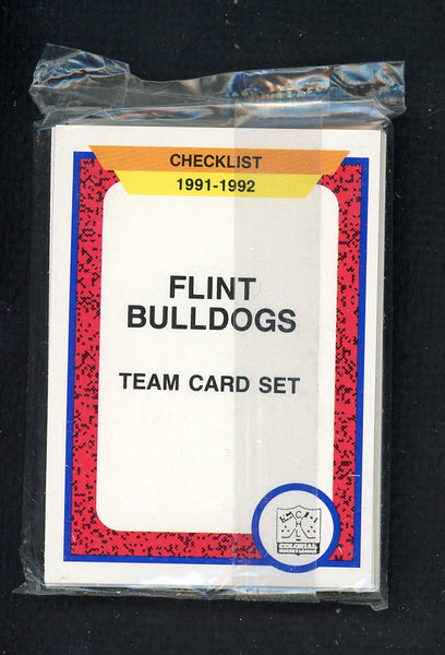 1991 Pro Card Flint Bulldogs Complete Set 559831