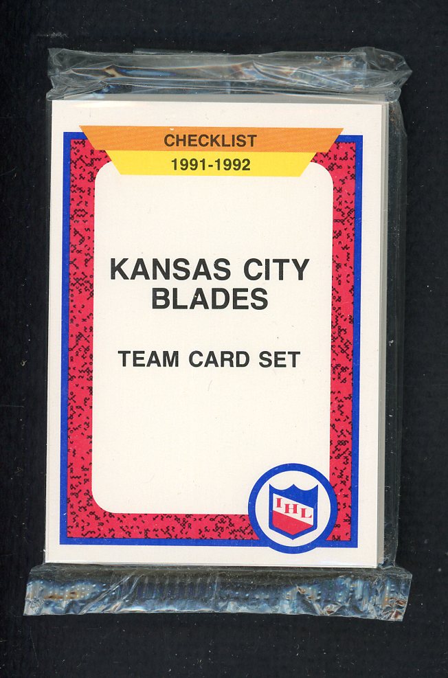 1991 Pro Card Kansas City Blades Complete Set 559837