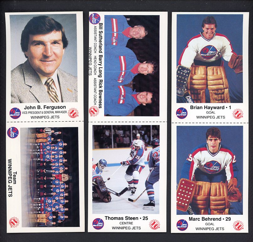 1984 Police Winnipeg Jets Complete Set 559876