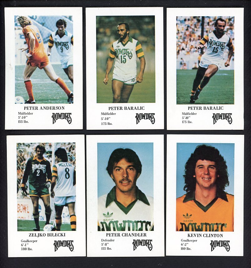 1981 Police Tampa Bay Rowdies Complete Set 559878