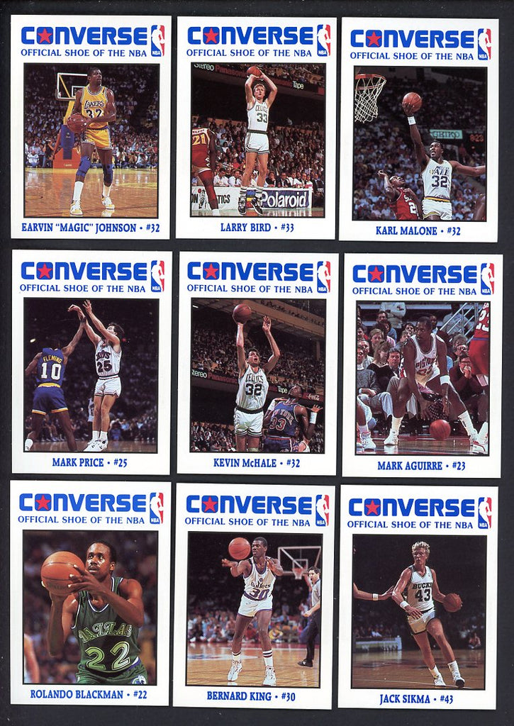 1989 Sports Marketing Converse Basketball Complete Set 559884
