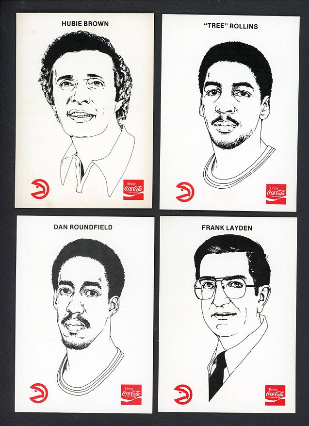 1978 Coke WPLO Atlanta Hawks Complete Set 559887