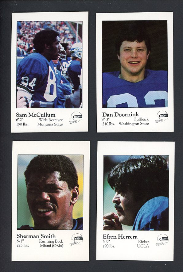 1980 Police Seattle Seahawks Complete Set 559937