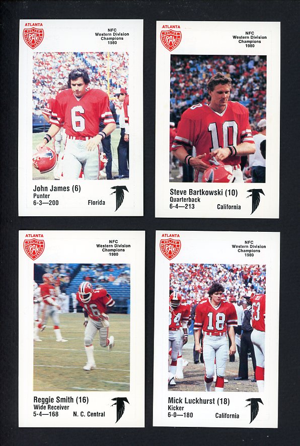 1981 Police Atlanta Falcons Complete Set 559940