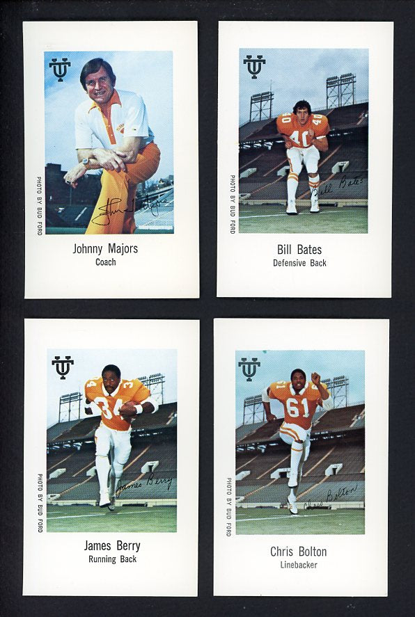 1981 Police Tennessee Volunteers Complete Set 559945
