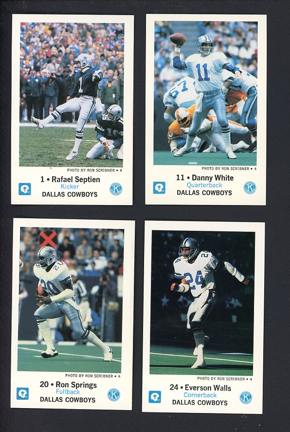 1983 Police Dallas Cowboys Complete Set 559950