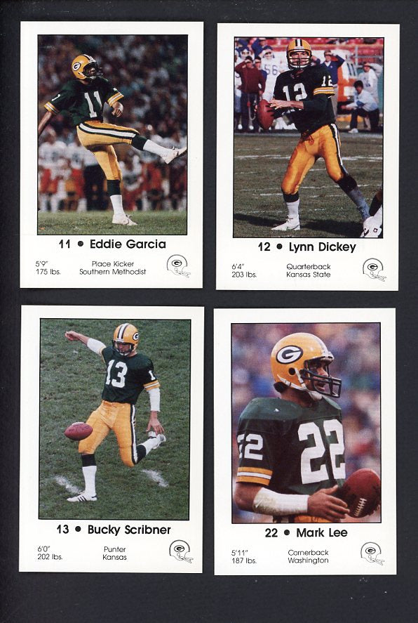 1984 Police Green Bay Packers Complete Set 559956