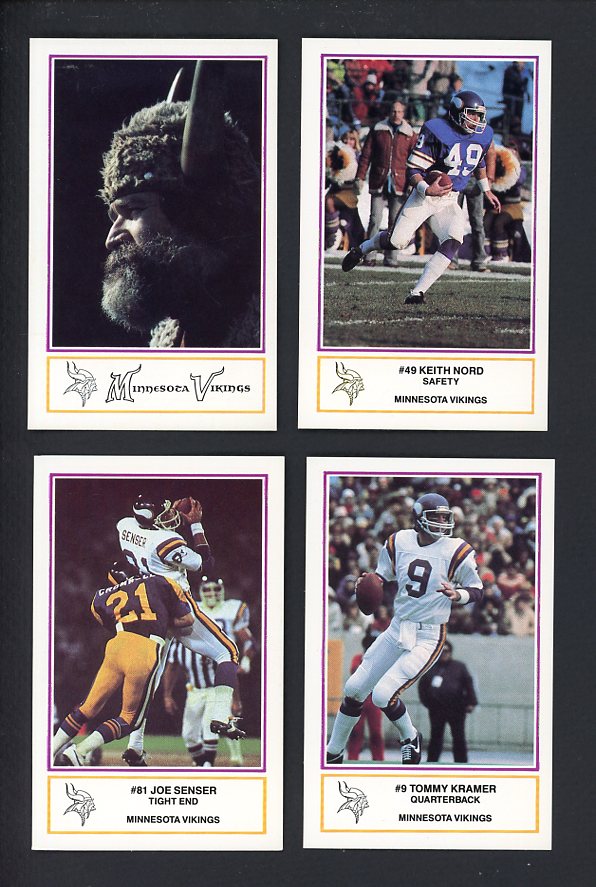 1984 Police Minnesota Vikings Complete Set 559958
