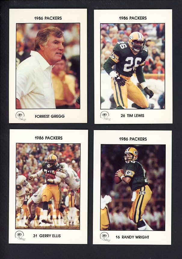 1986 Police Green Bay Packers Complete Set 559970