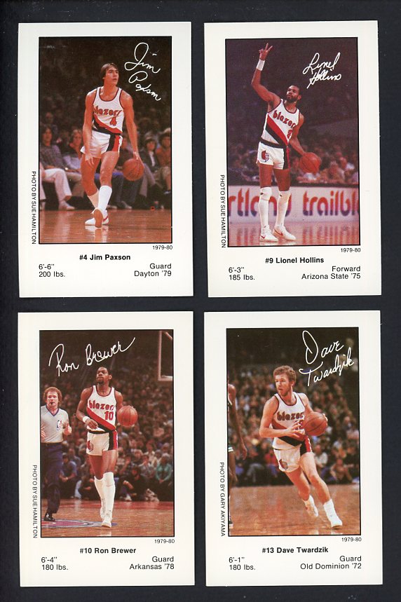 1979 Police Portland Blazers Complete Set 559994