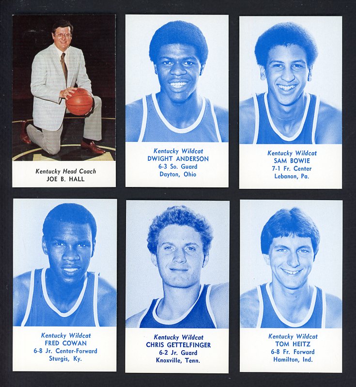1980 Team Issue University Of Kentucky Wildcats Complete Set 560001