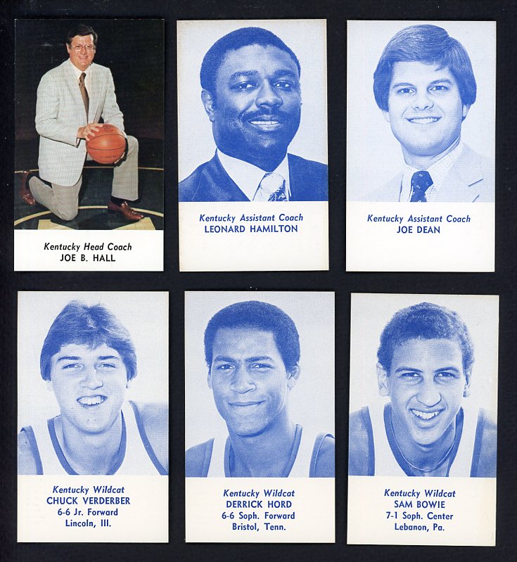 1981 Team Issue University Of Kentucky Wildcats Complete Set 560002