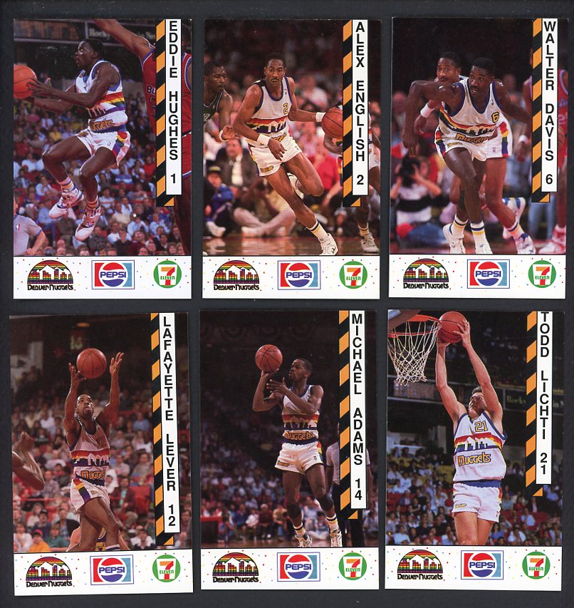 1989 Police Denver Nuggets Complete Set 560019
