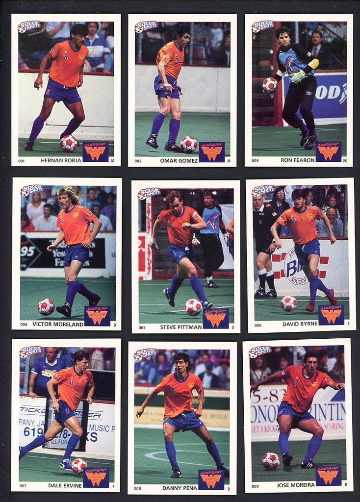 1991 Soccer Shots MSL Soccer Complete Set 560039