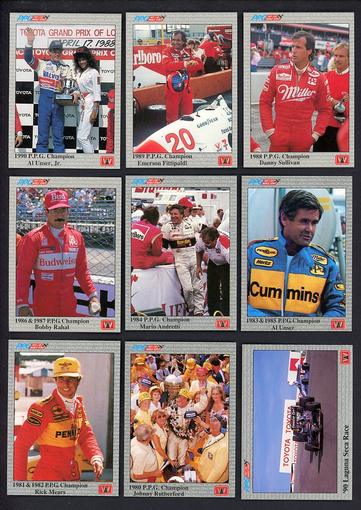 1991 All World Auto Racing Complete Set 560059